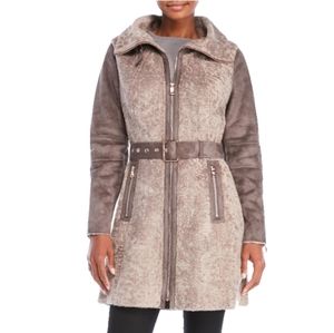 NWT Vince Camuto Faux Shearling Coat